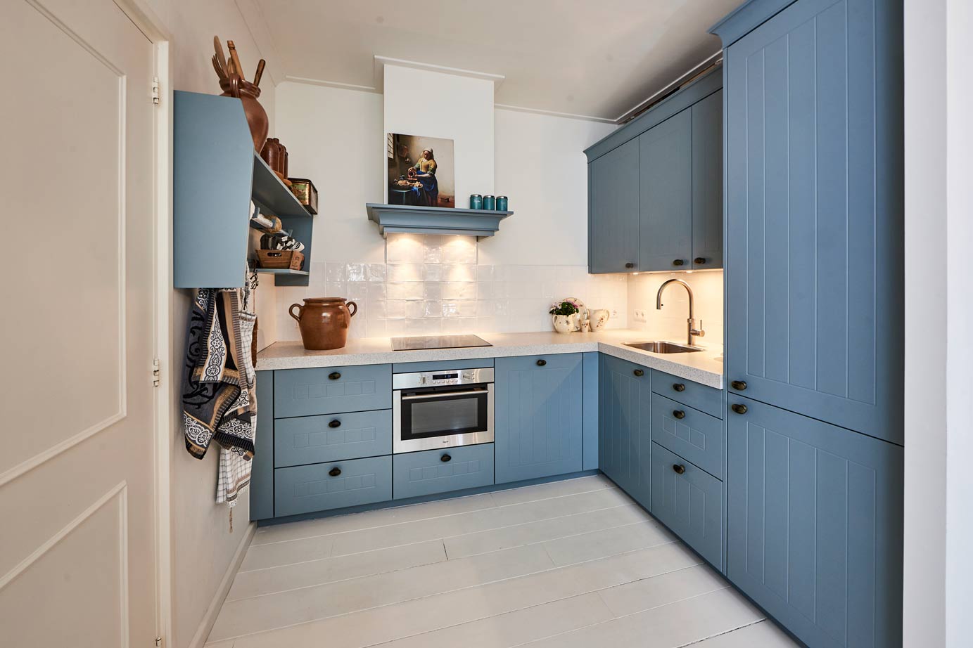 Landelijke blauwe keuken Krabbendijke