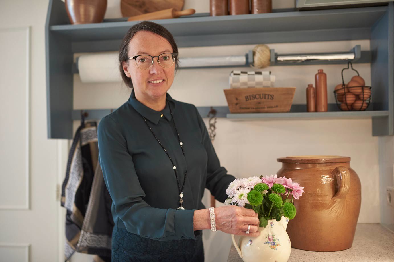 Landelijke blauwe keuken Krabbendijke