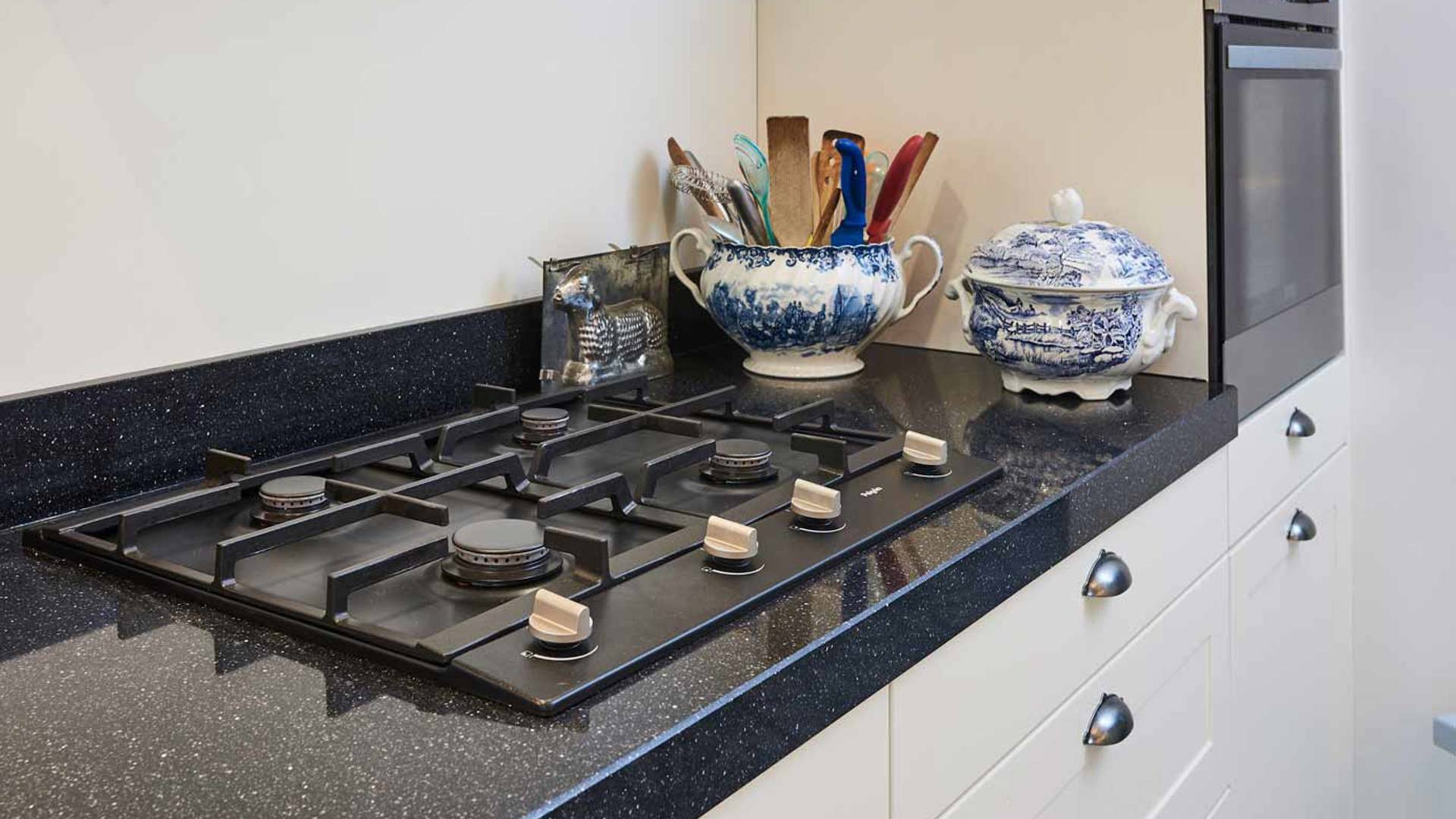 Landelijke keuken Haarlem met gaskookplaat van Pelgrim