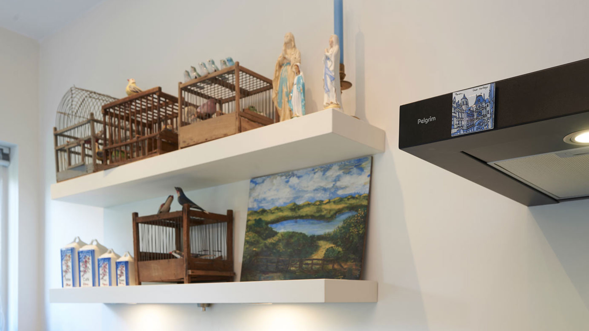  Landelijke keuken Haarlem met wandschappen