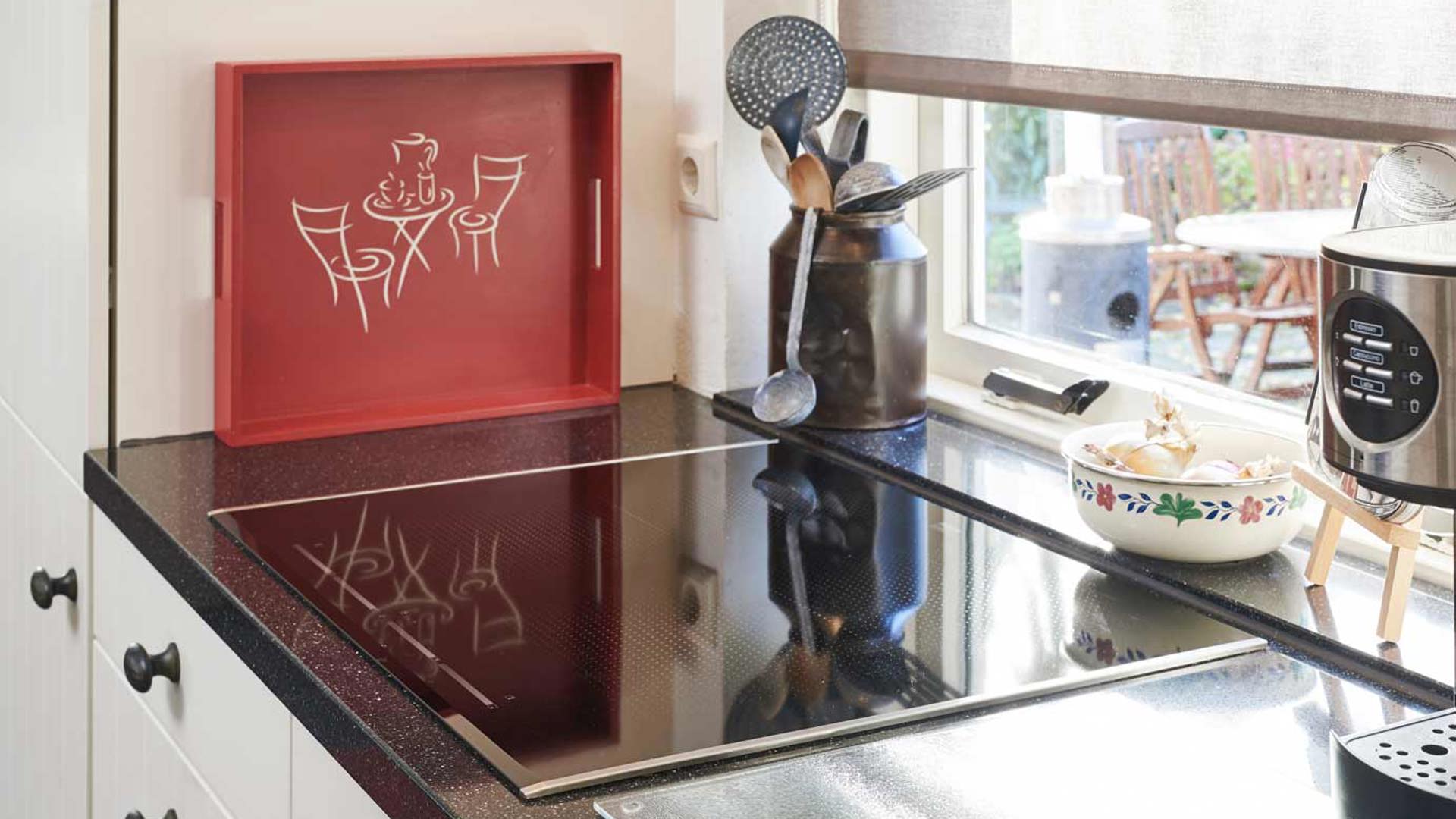 Witte Keuken, inductiekookplaat