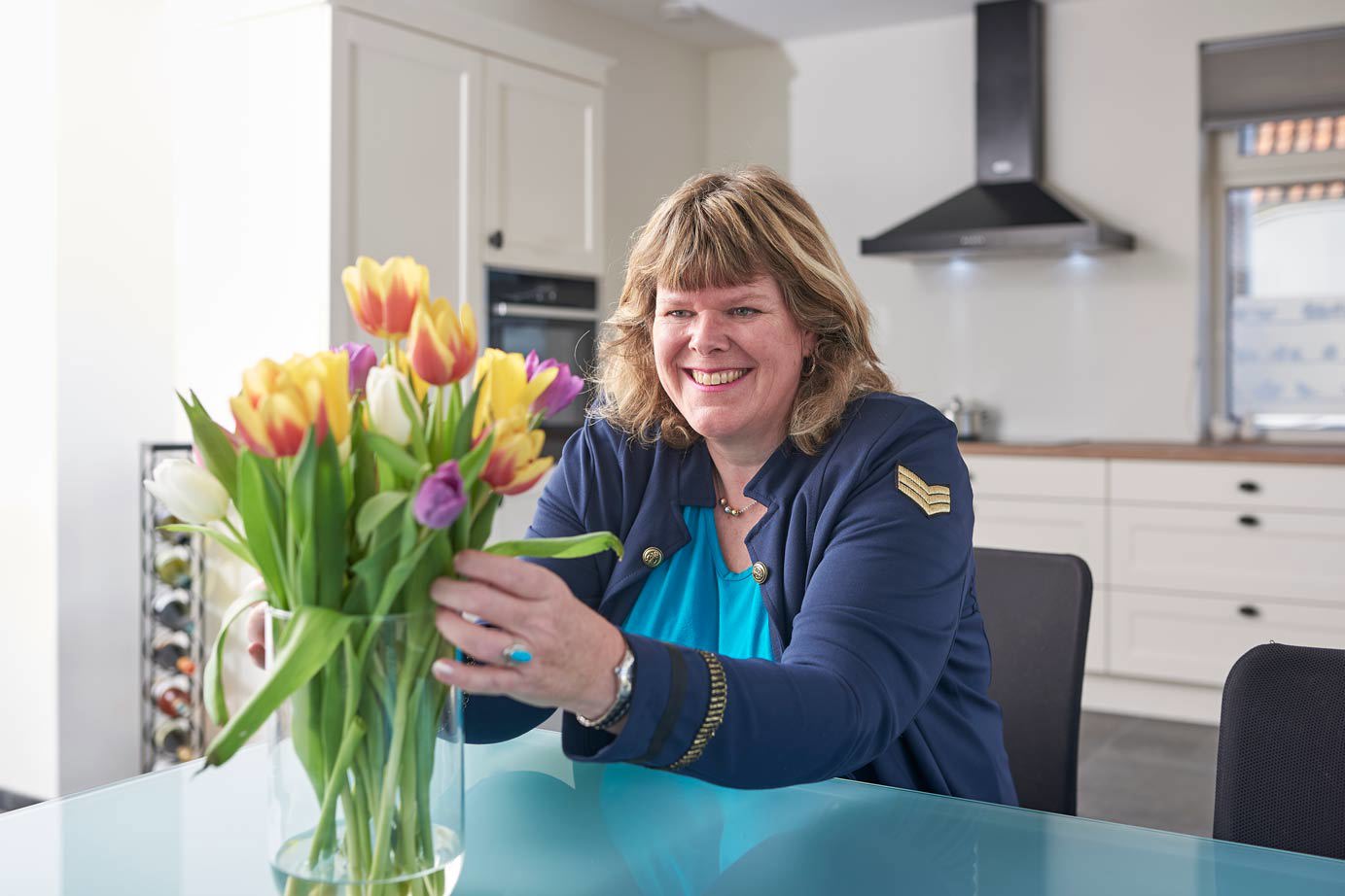 Landelijke keuken, klant