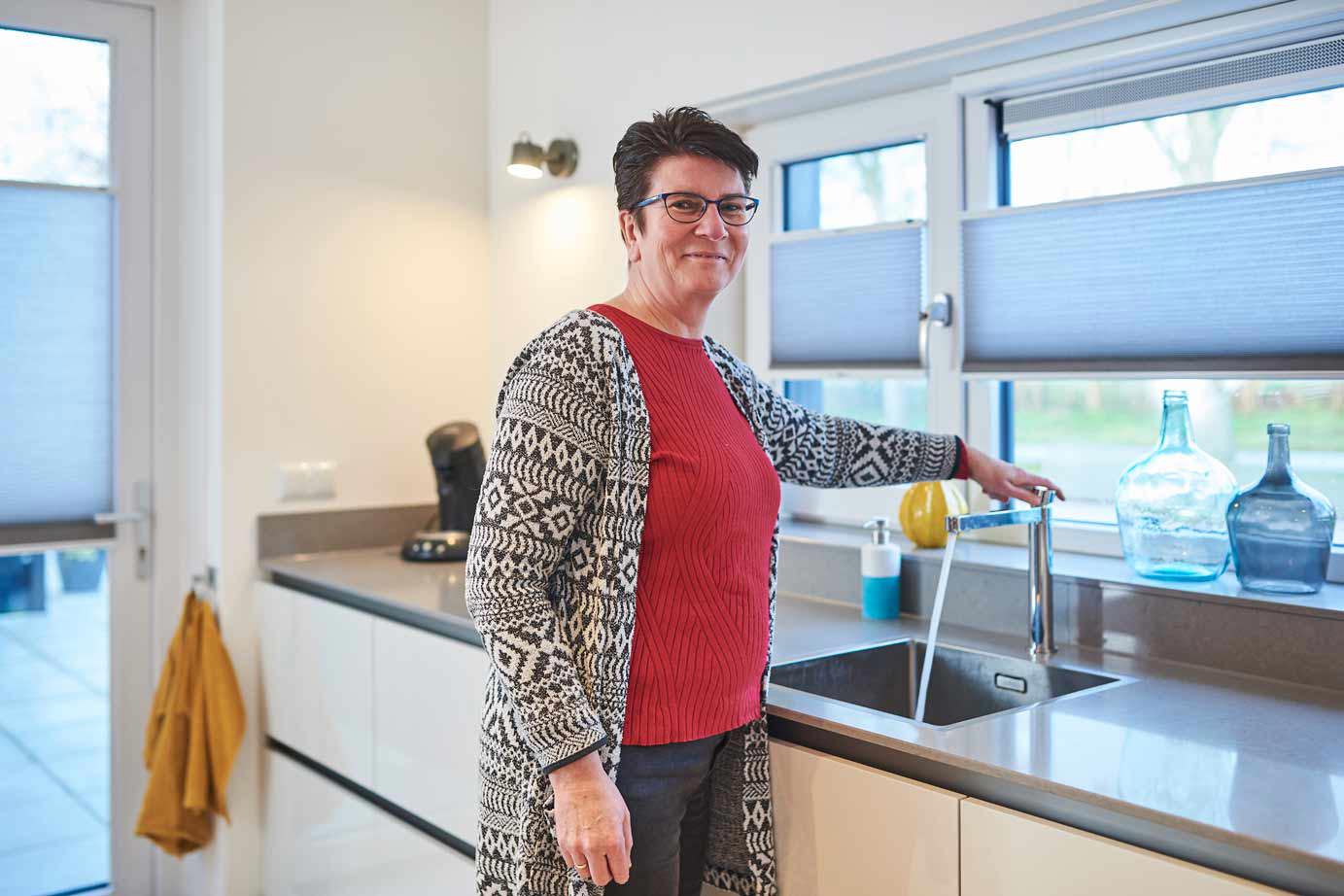 Moderne keuken, klant