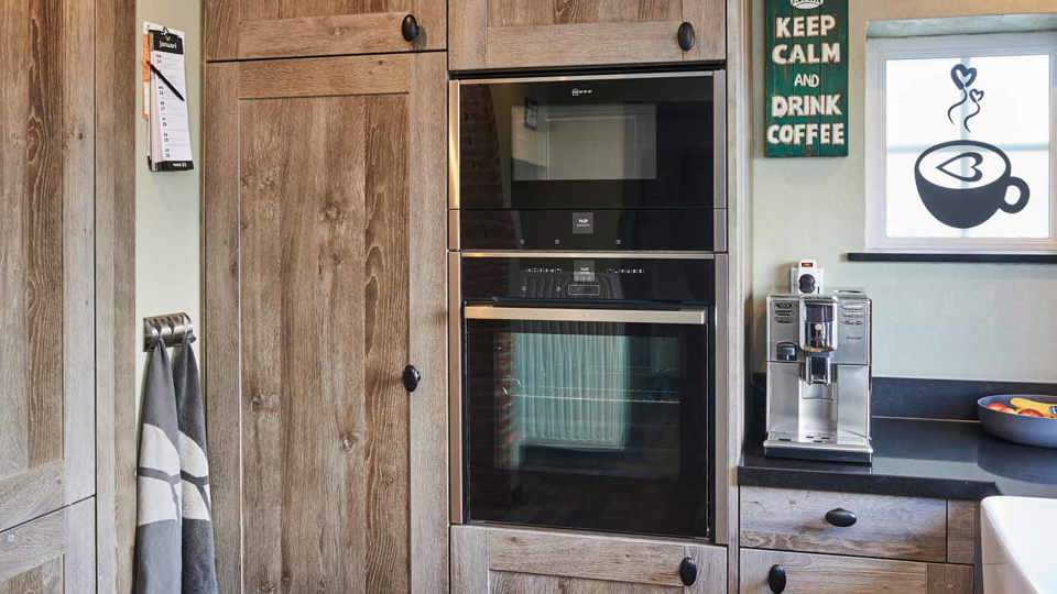 Stoomoven en oven van NEFF