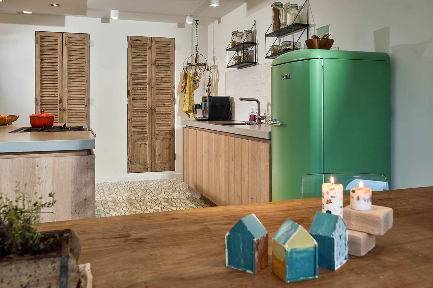 Houten moderne keuken Rotterdam