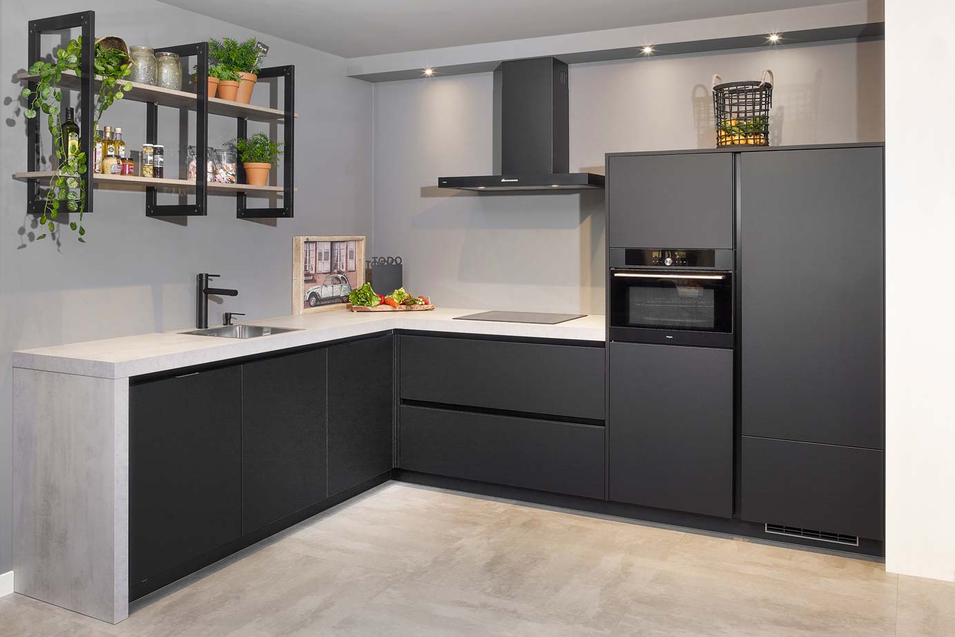 Moderne keuken industrieel