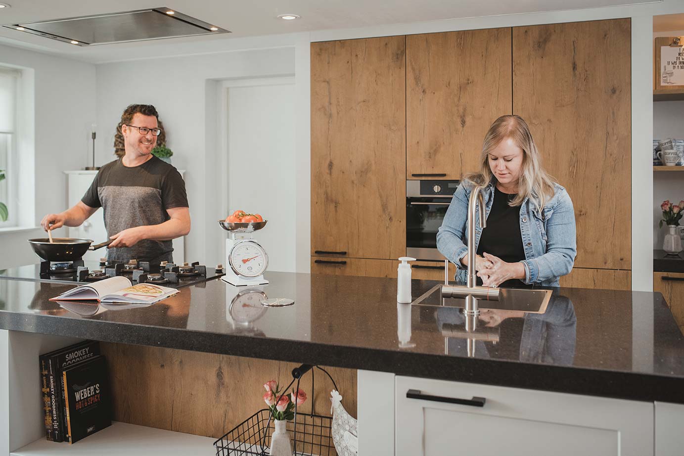 Landelijke keuken met eiland Hengelo