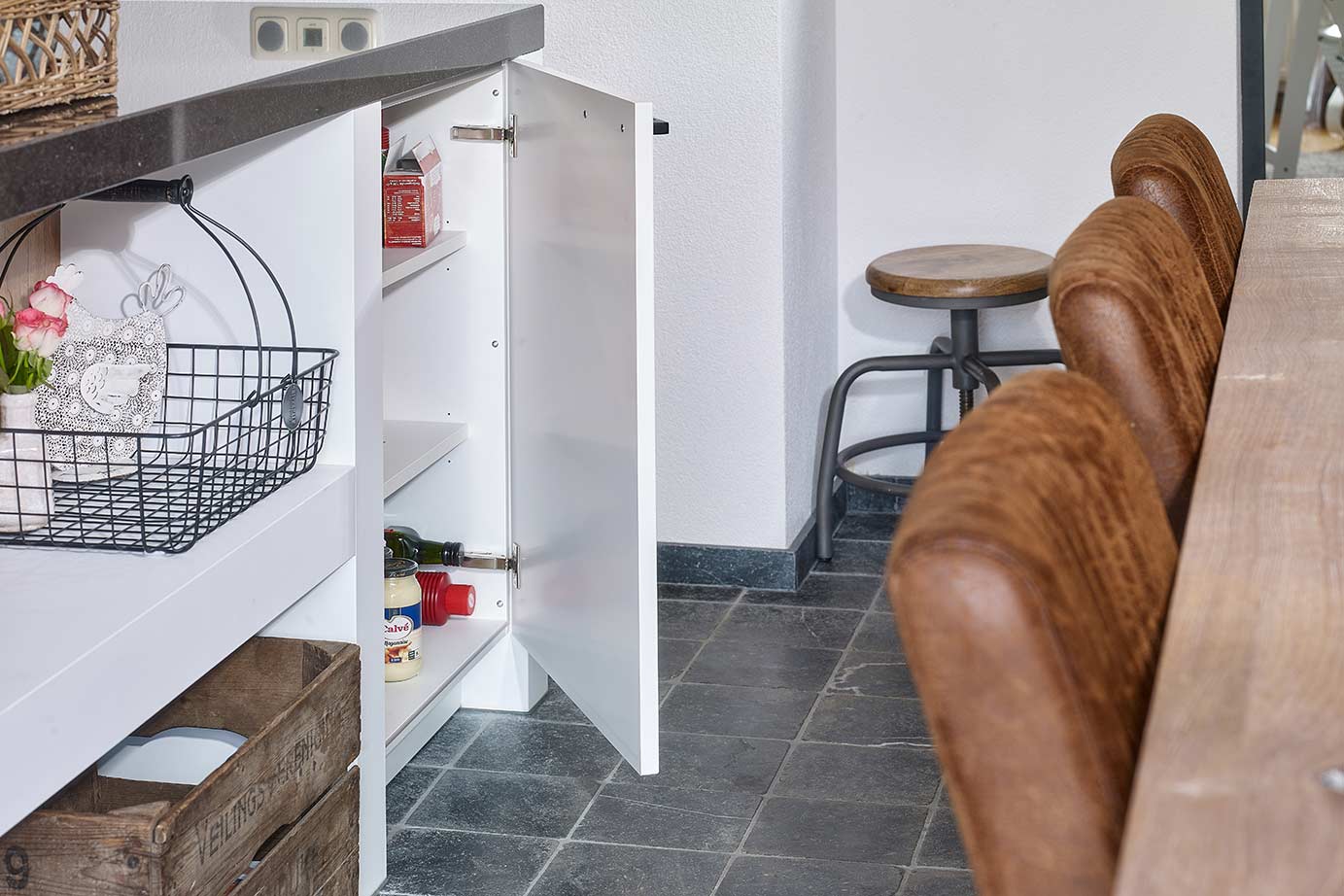 Landelijke keuken met eiland Hengelo, onderkast