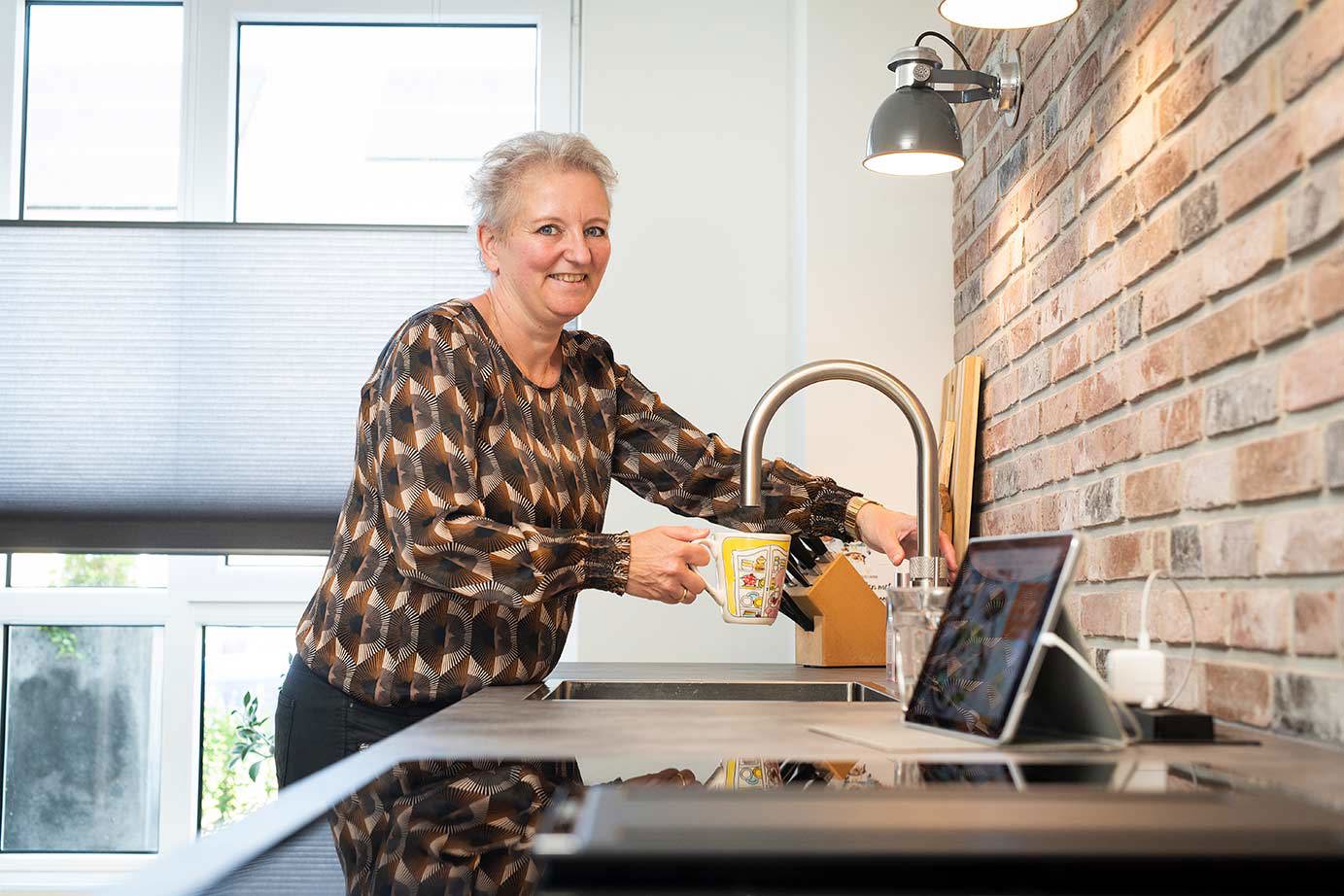 Zwarte greeploze keuken Haarlem