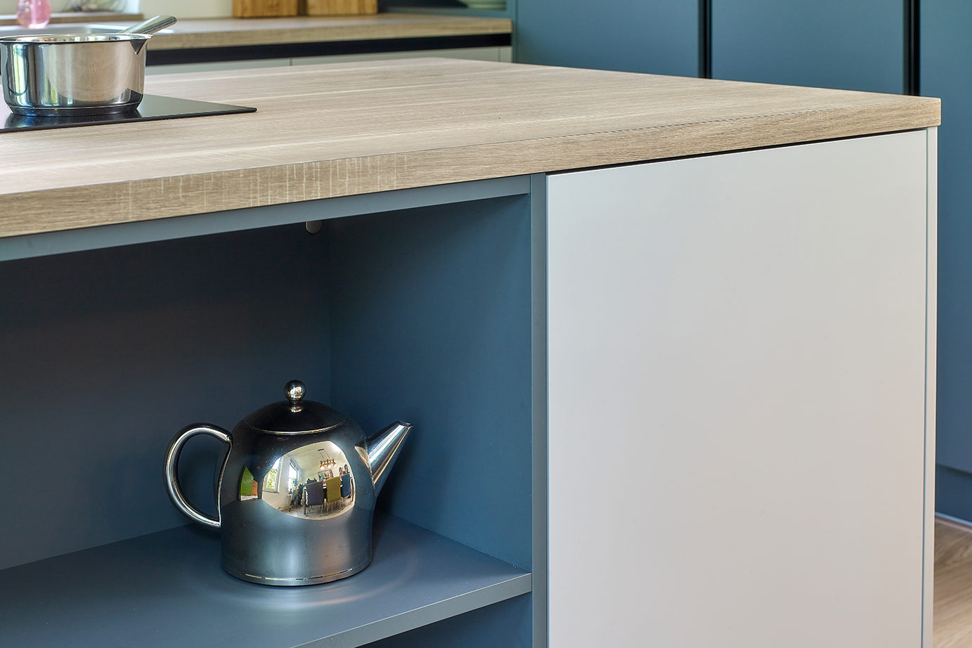 Keuken met kookeiland Utrecht, nis in eiland