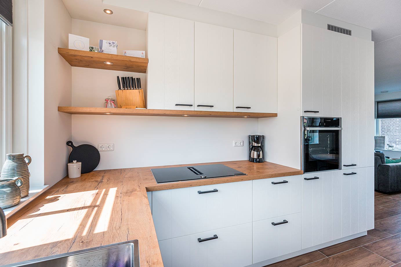 Witte hoekkeuken Zuid-Holland