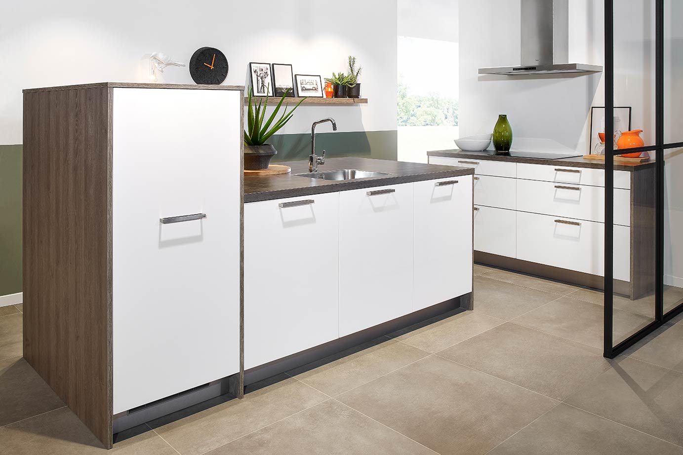 Witte tijdloze keuken