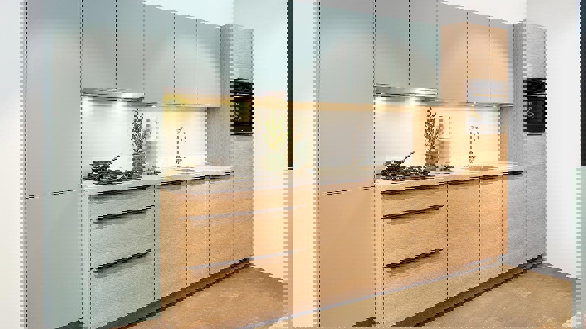 Moderne rechte keuken