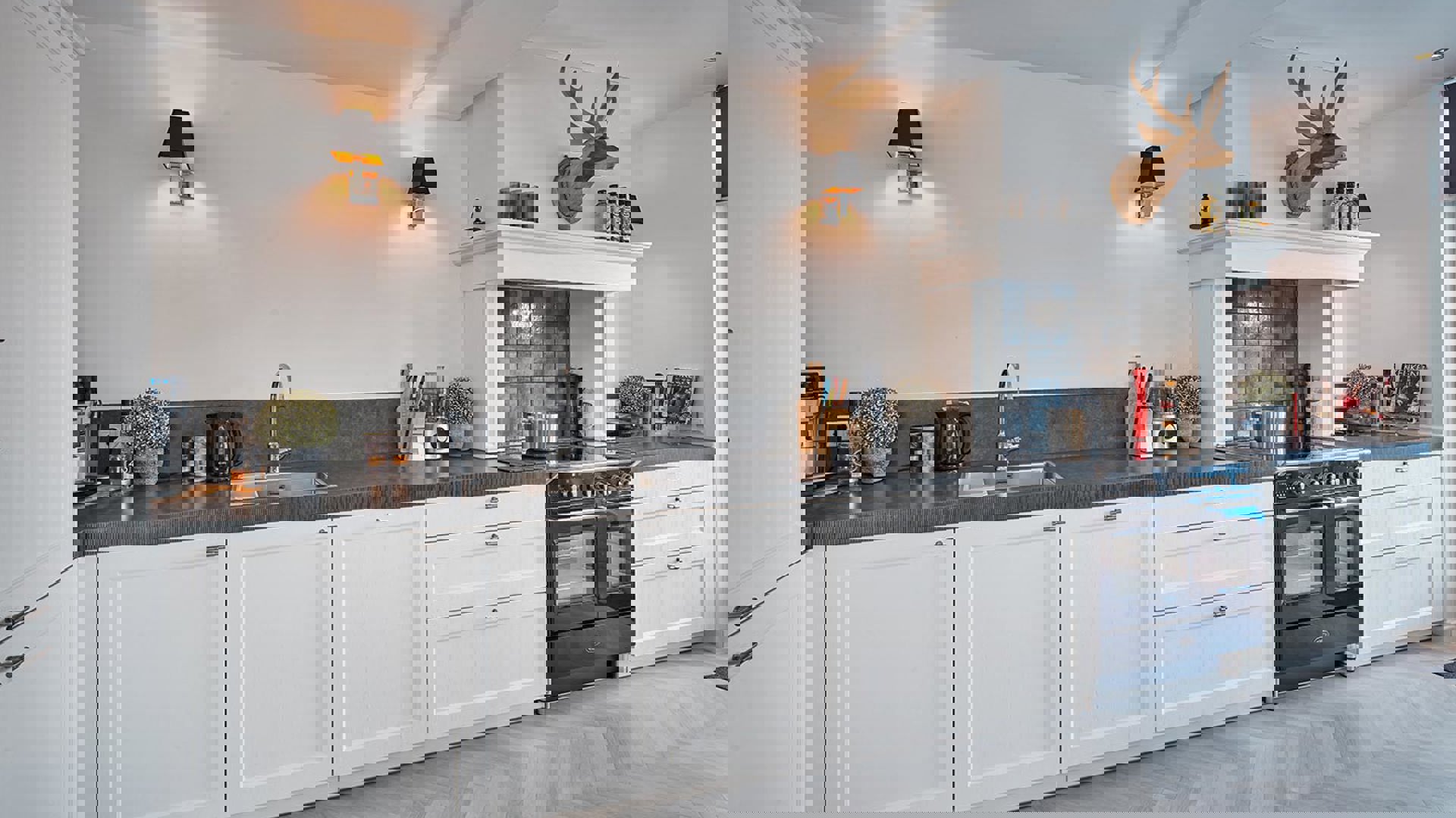 Landelijke witte keuken Haarlem