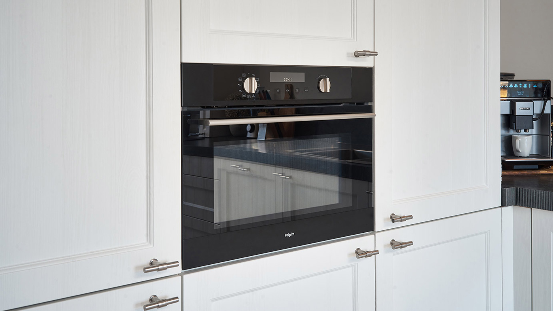 Landelijke witte keuken Haarlem, oven