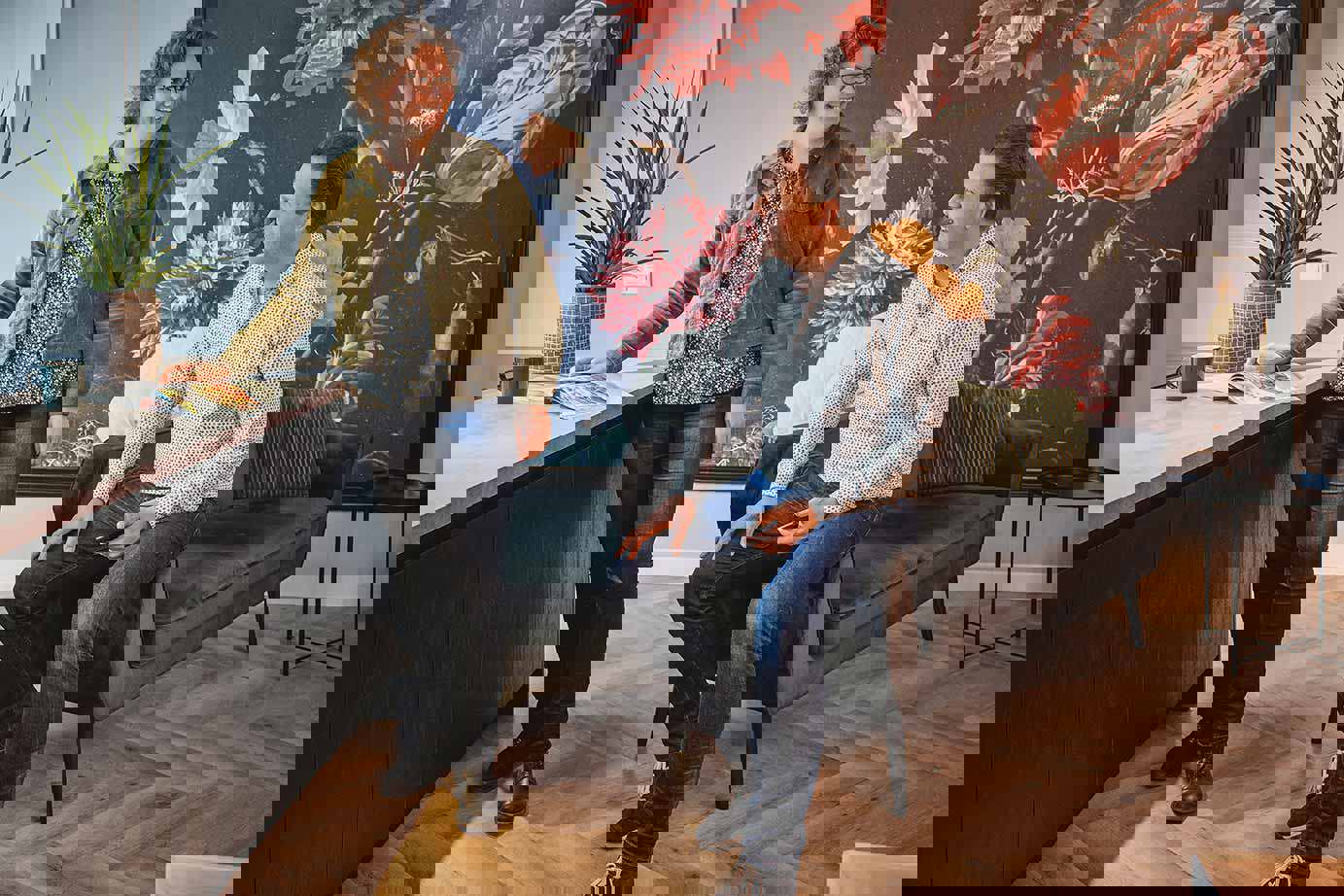 Zwarte greeploze keuken Harderwijk