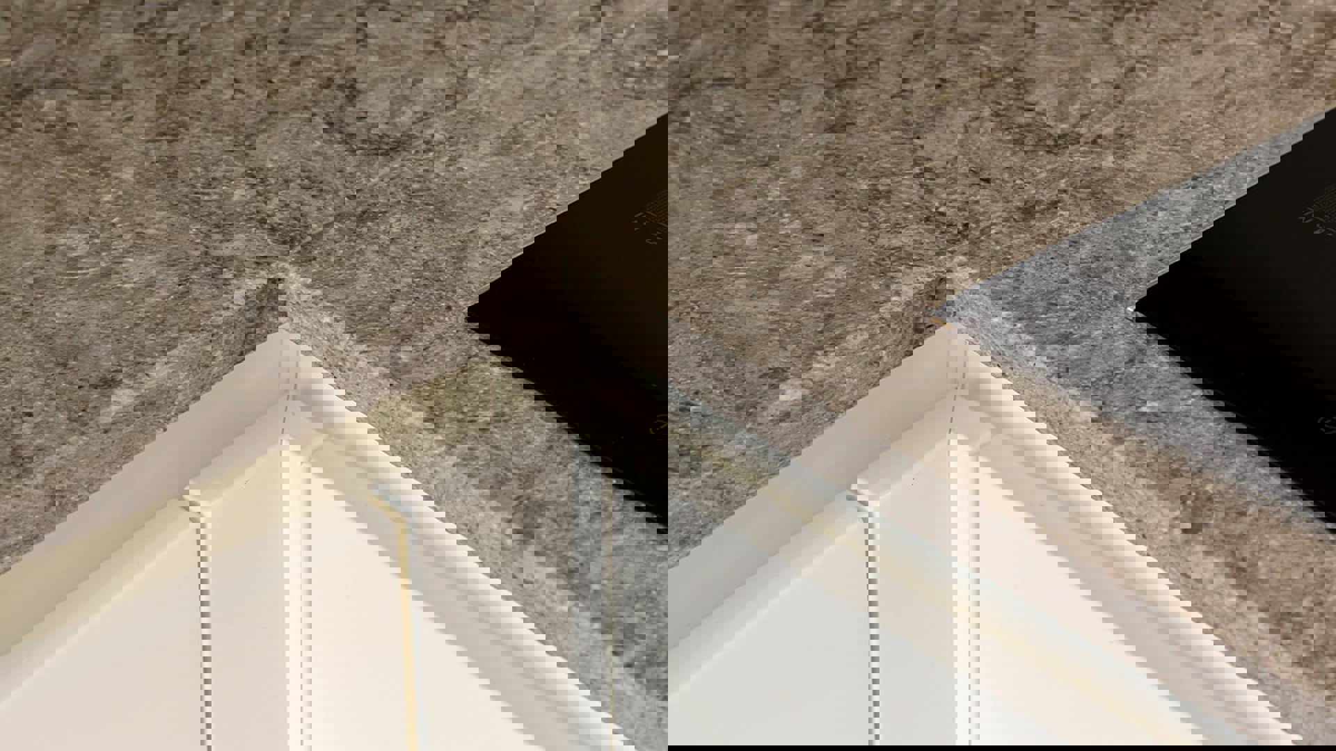 Witte hoekkeuken Zwolle, composiet werkblad