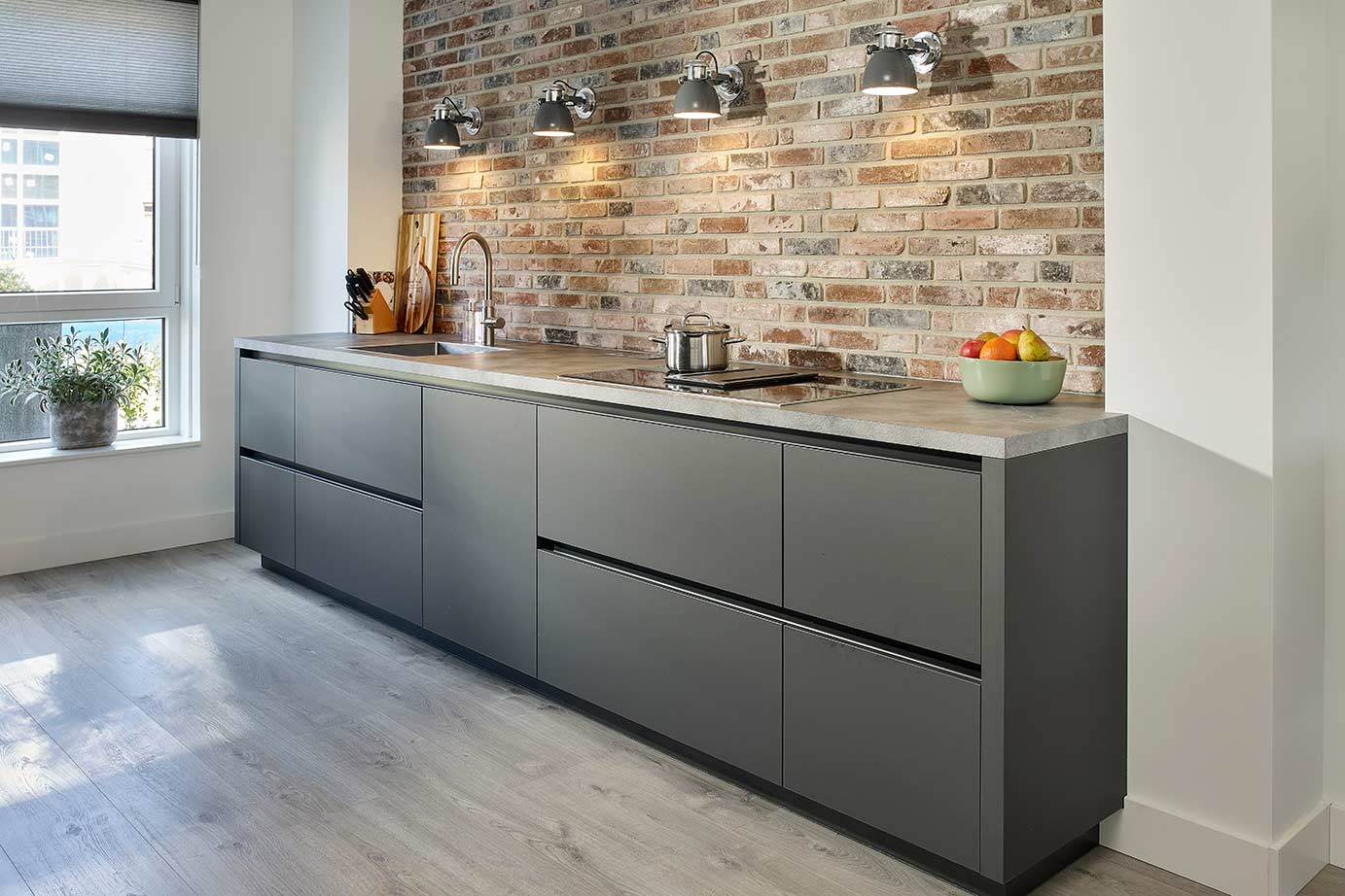 Moderne rechte keuken