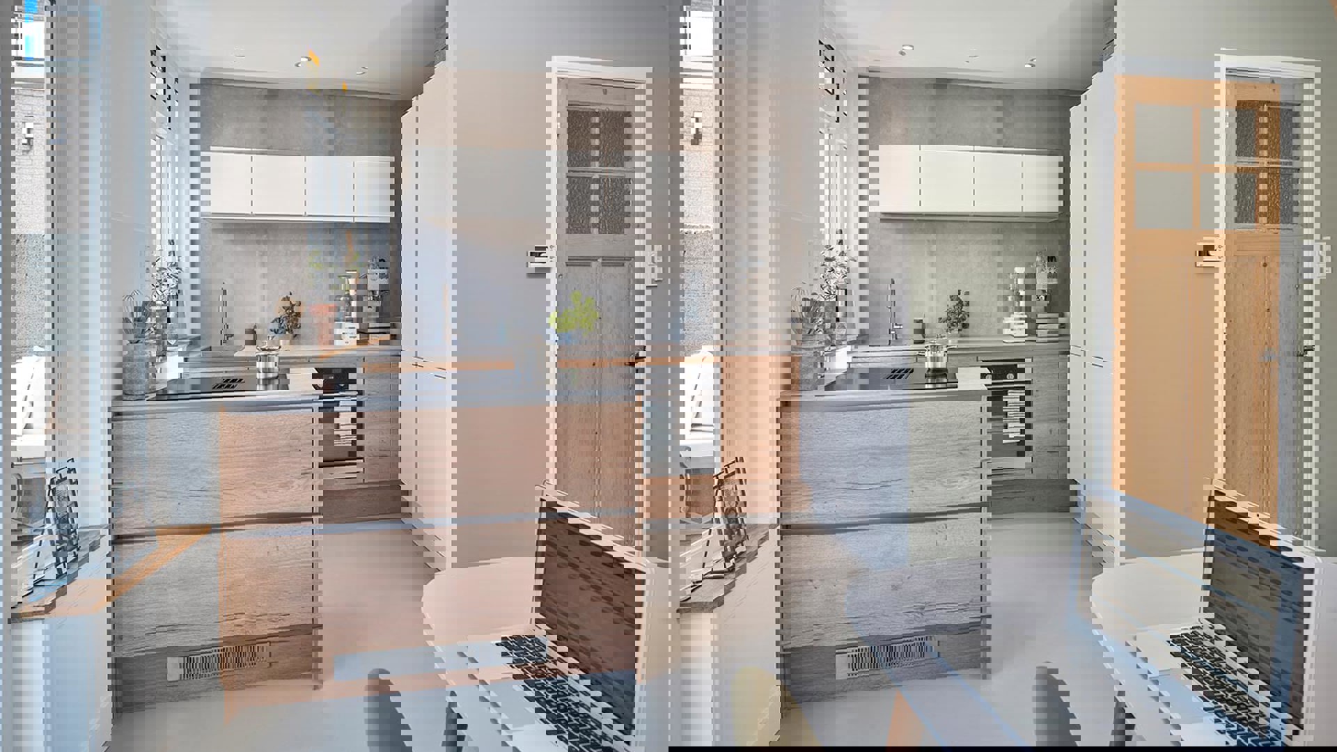 Greeploos houten keuken Haarlem