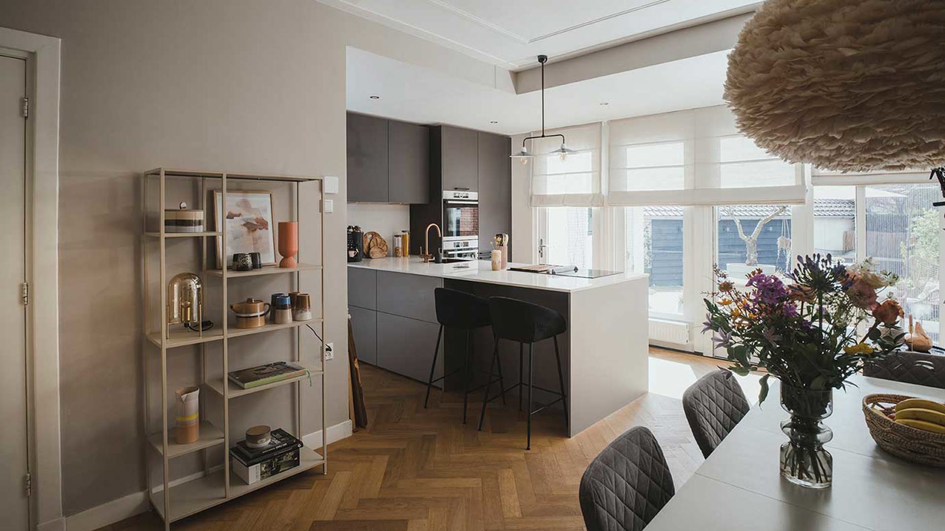 Kookeiland met opbergruimte