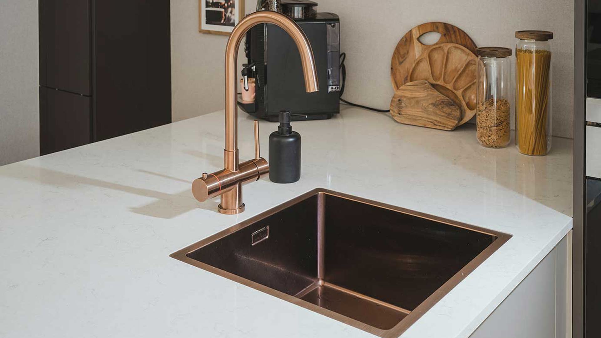 Kookeiland met spoelbak