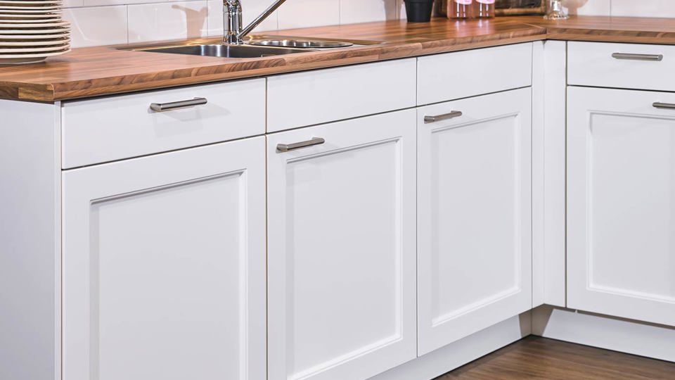 Landelijke keuken met kunststof werkblad