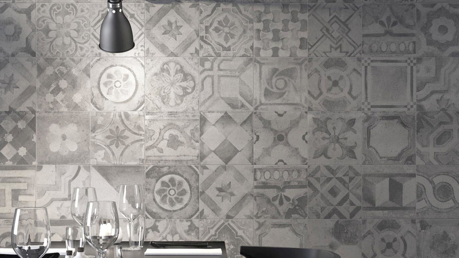 Vintage patchwork tegels