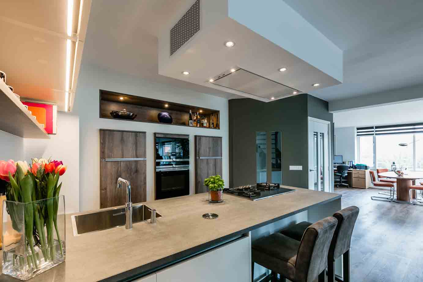 Keuken met eiland Heemstede