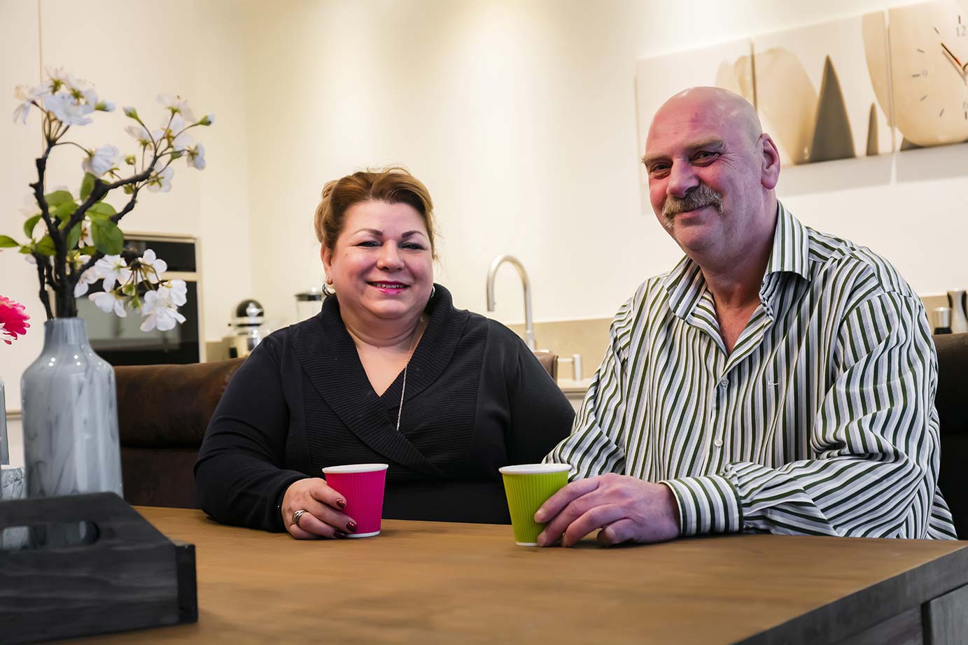 Witte hoekkeuken Haarlem