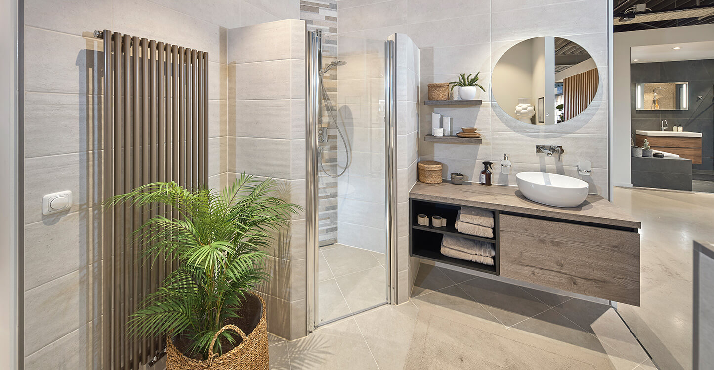 Diagonale Douchehoek