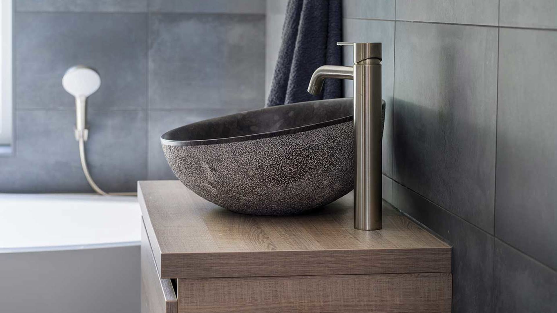 10 Moderne Grijze Betonlook Badkamer Waskom